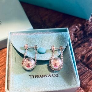 Retired Tiffany Hardware Single Drop Earrings